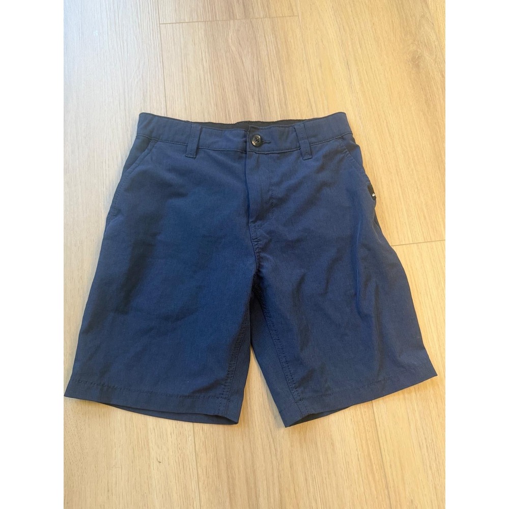 Quiksilver Boys Navy Amphibian Hybrid Shorts Size 10 Quick Dry Water To Land